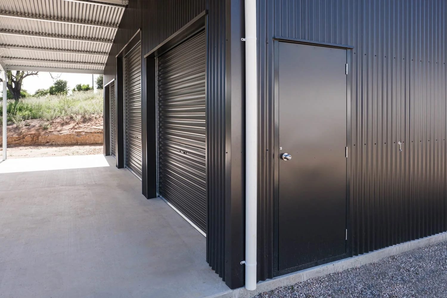 Personal Access Door — A Toowoomba Rural Shed
