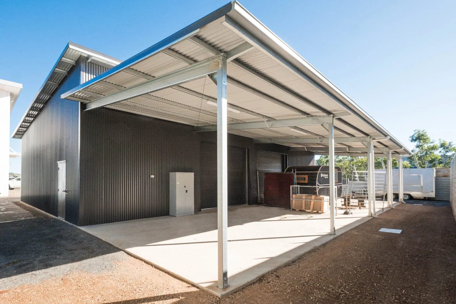 Large Verandah — School Shed at Highlands Christian College Completed