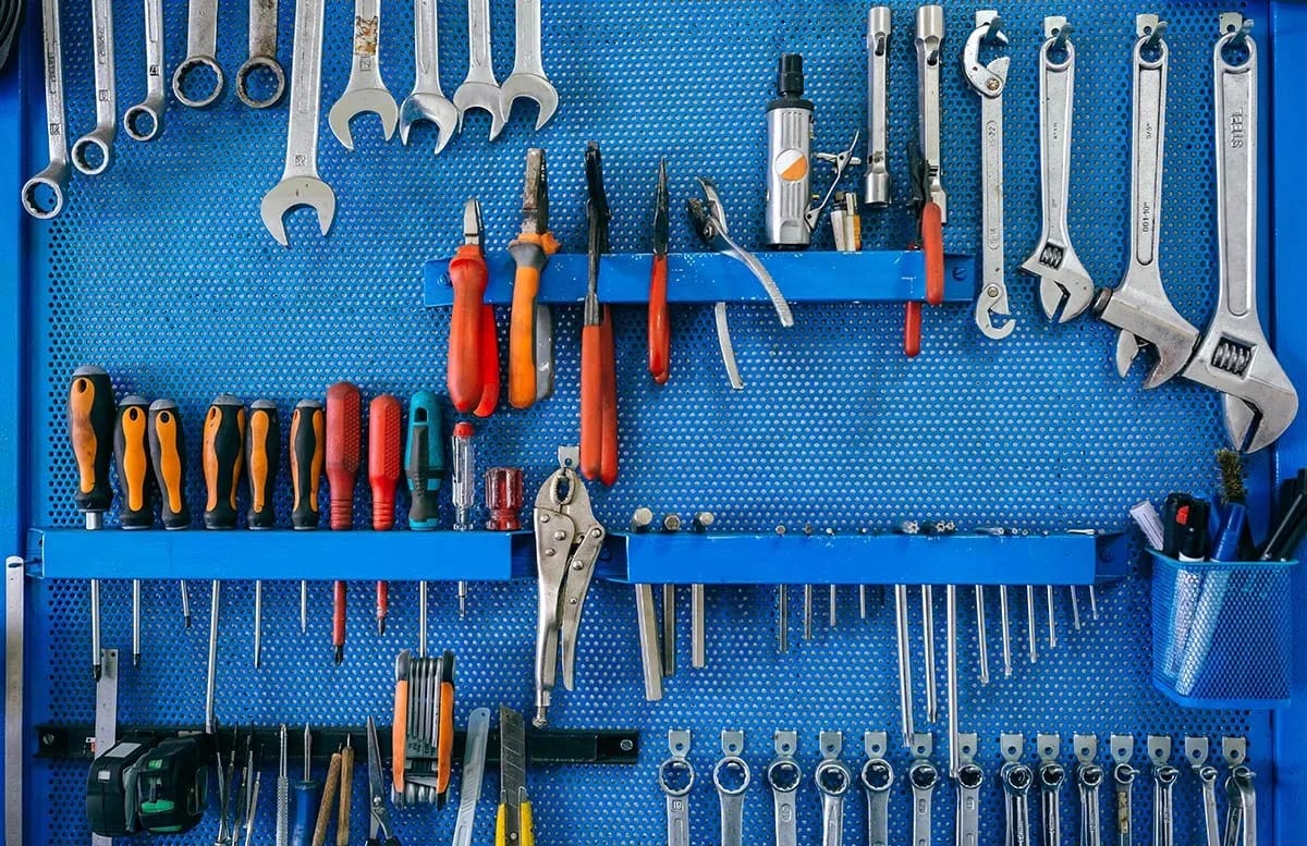 Peg Boards — Shed Shelving: Control Your Shed Space
