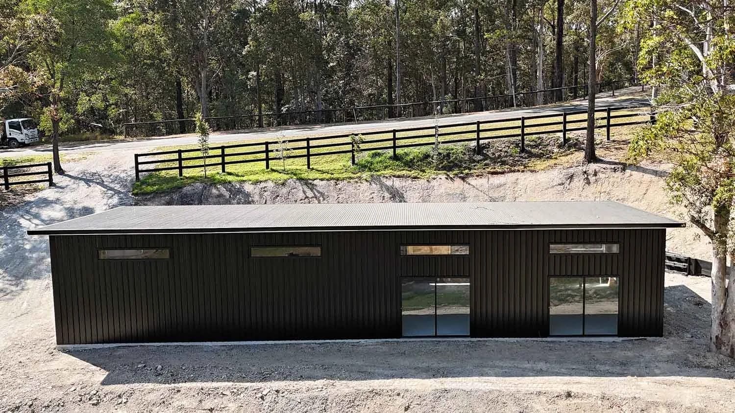 BlueScope Steel Frame — Spacious Skillion Shed