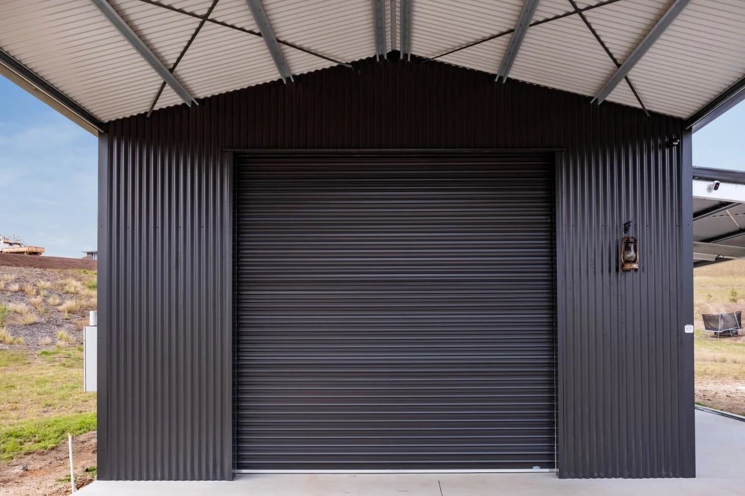 Custom Shed Features — Withcott Shed with Garaport