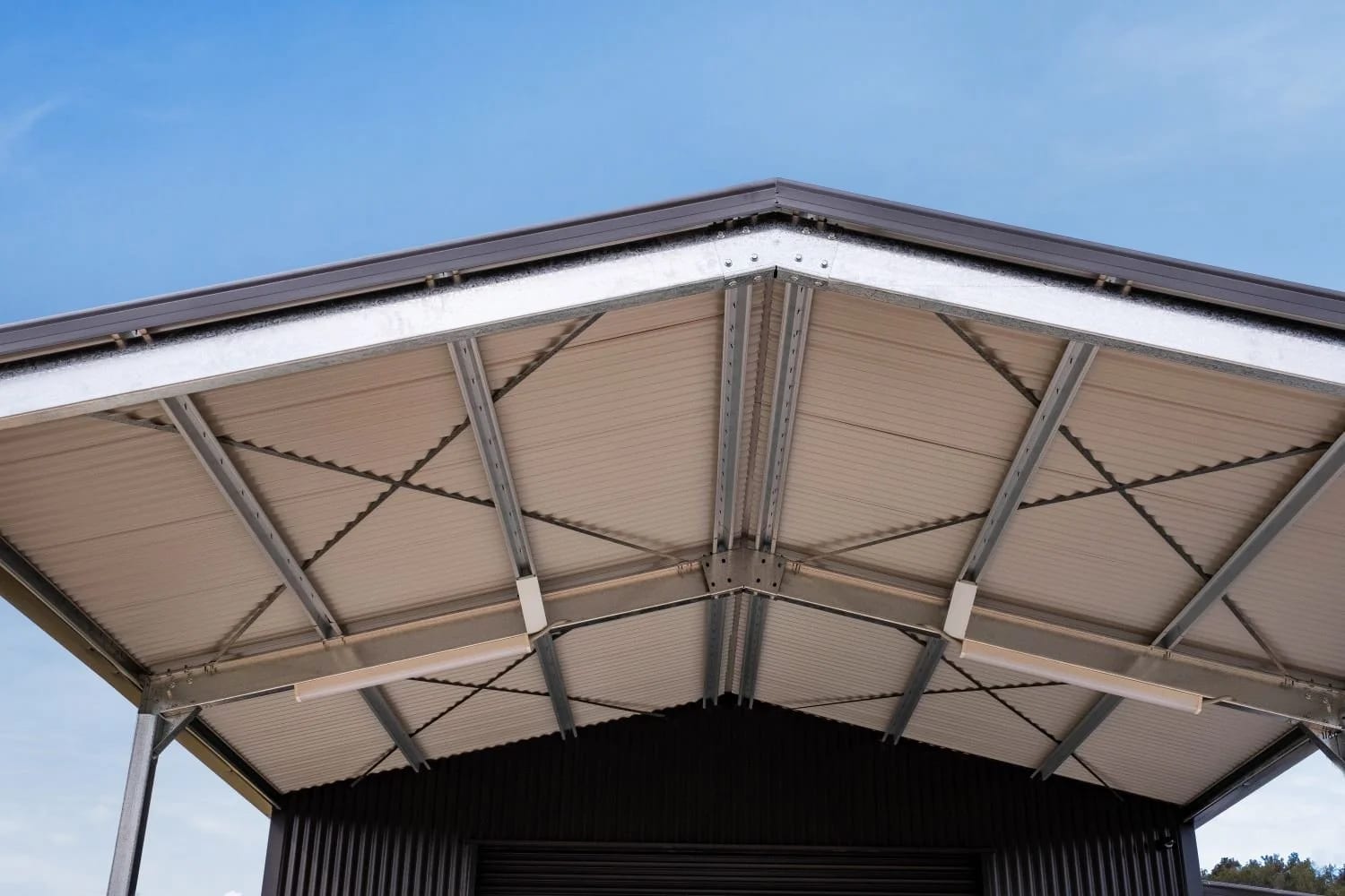 Custom Shed Features — Withcott Shed with Garaport