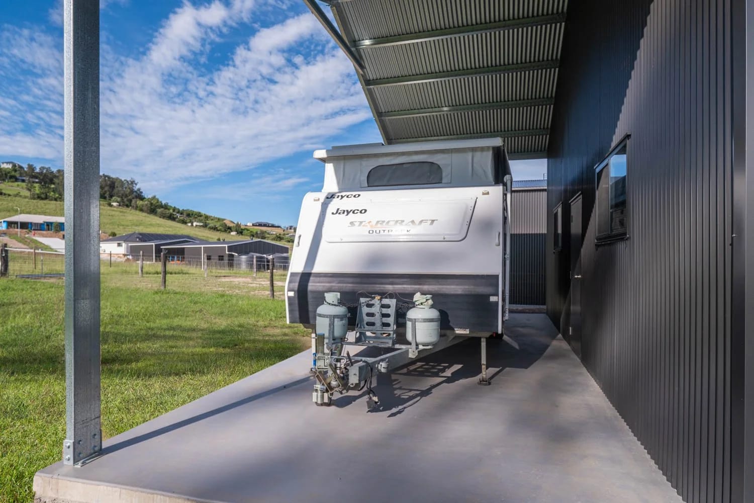 COLORBOND® Cladding — Withcott Shed Ticks All the Boxes