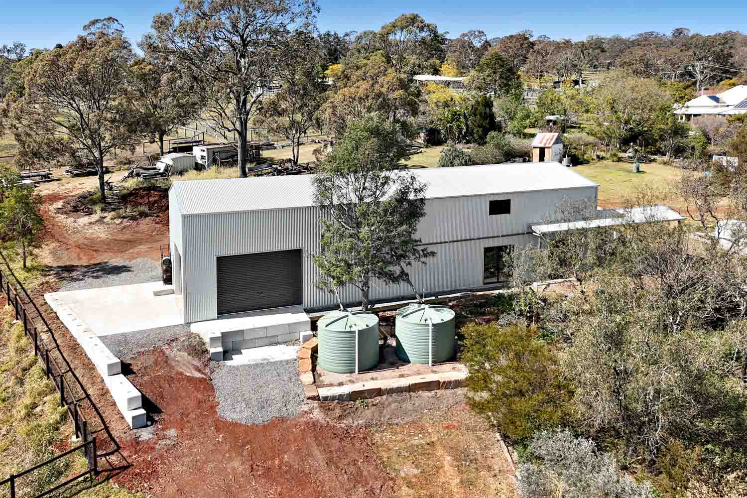 large workshop shed in darling heights