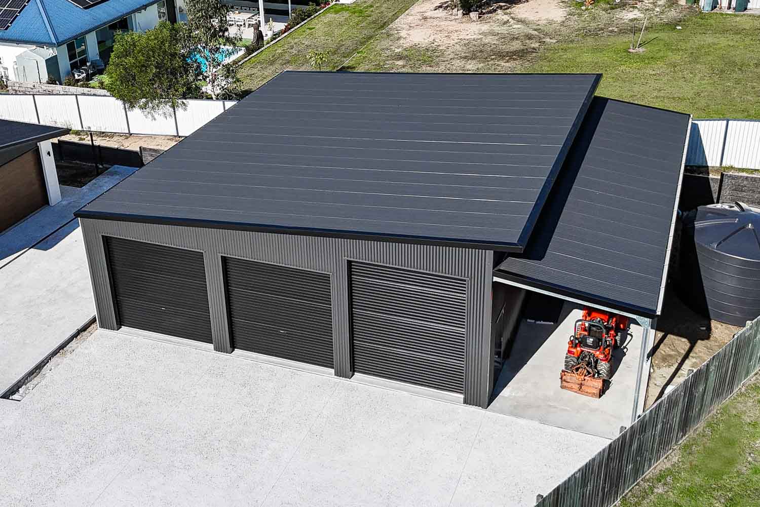 sunny coast colorbond shed