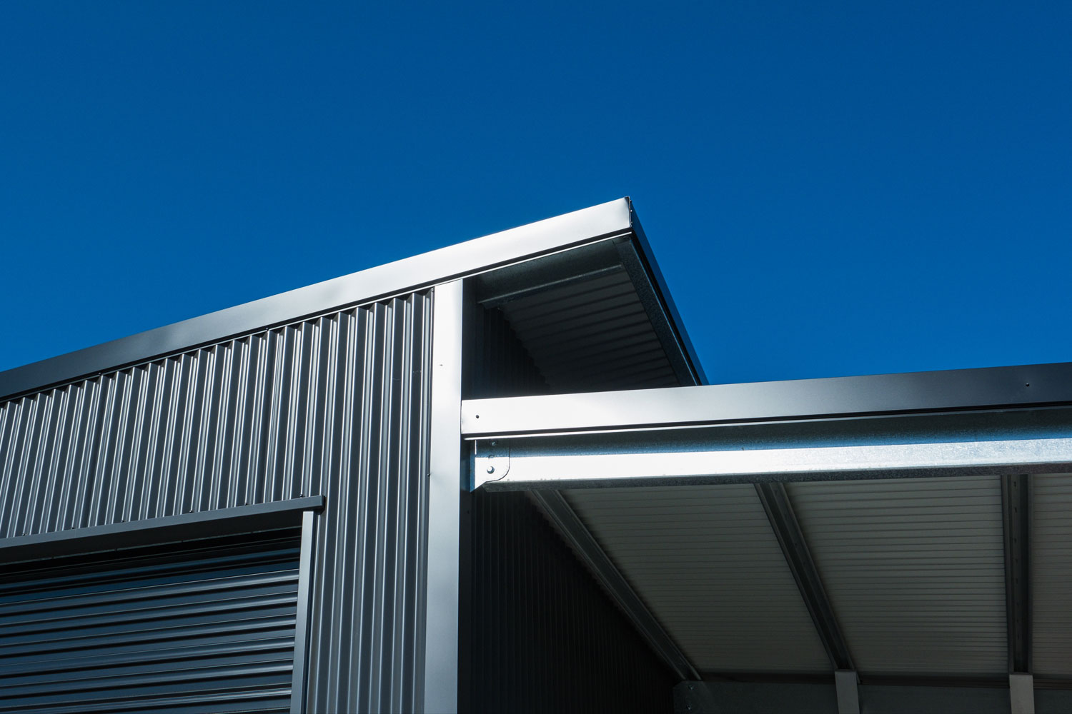 double skillion shed roof