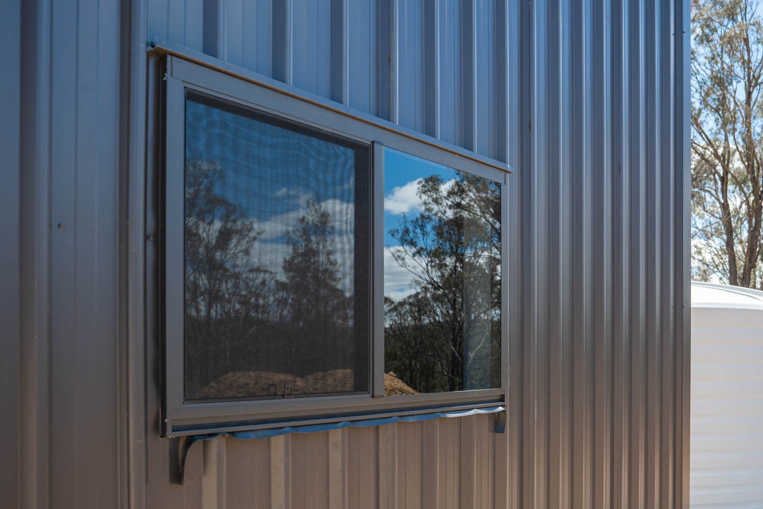 bradnams sliding window on shed