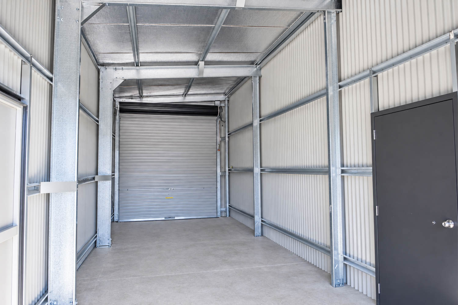 shed with drive through access