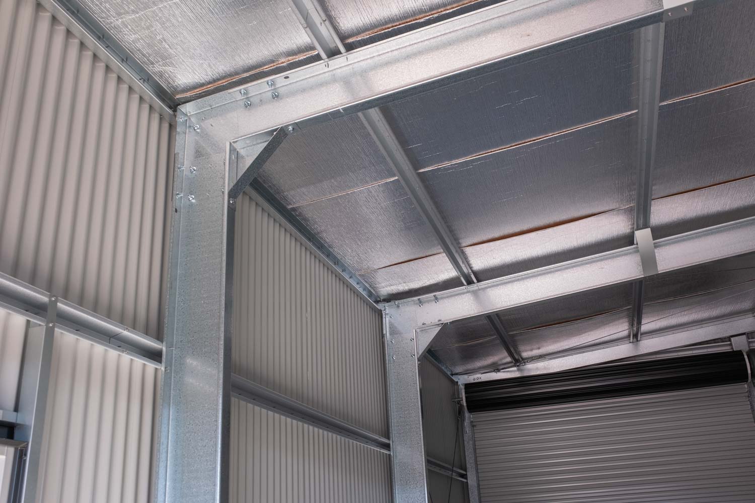 bluescope steel frame shed