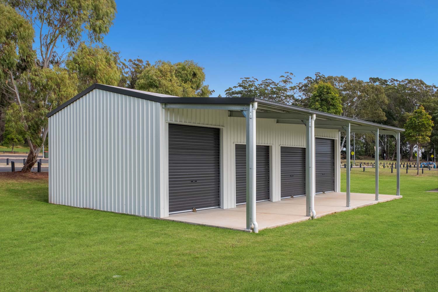 feature rich sports shed in Toowoomba