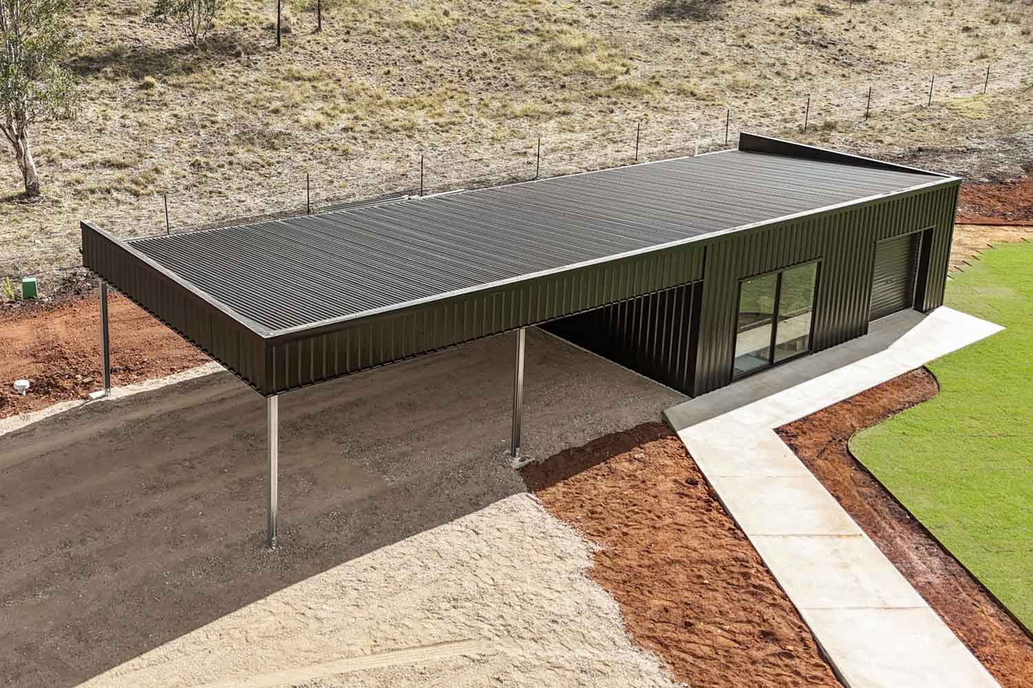 A Skillion Farm Office Shed in Hodgson Vale