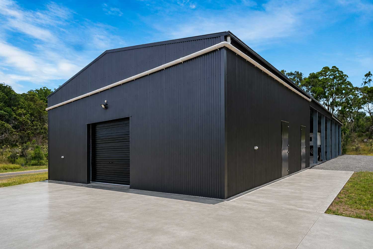 a tough commercial farm shed