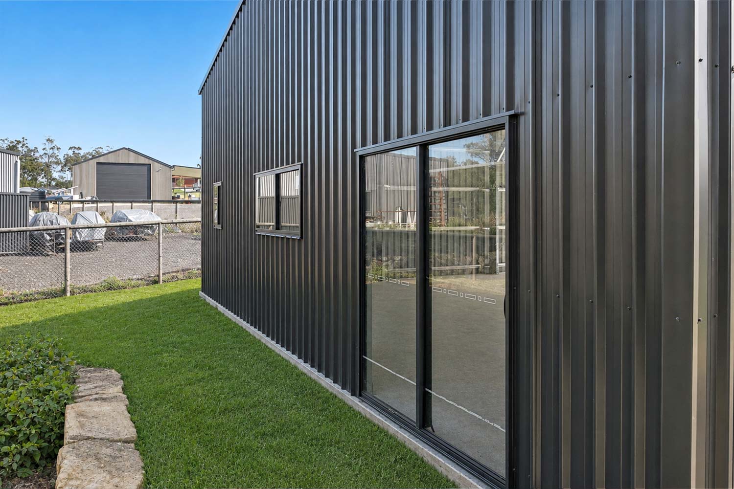 Bradnams glass sliding door