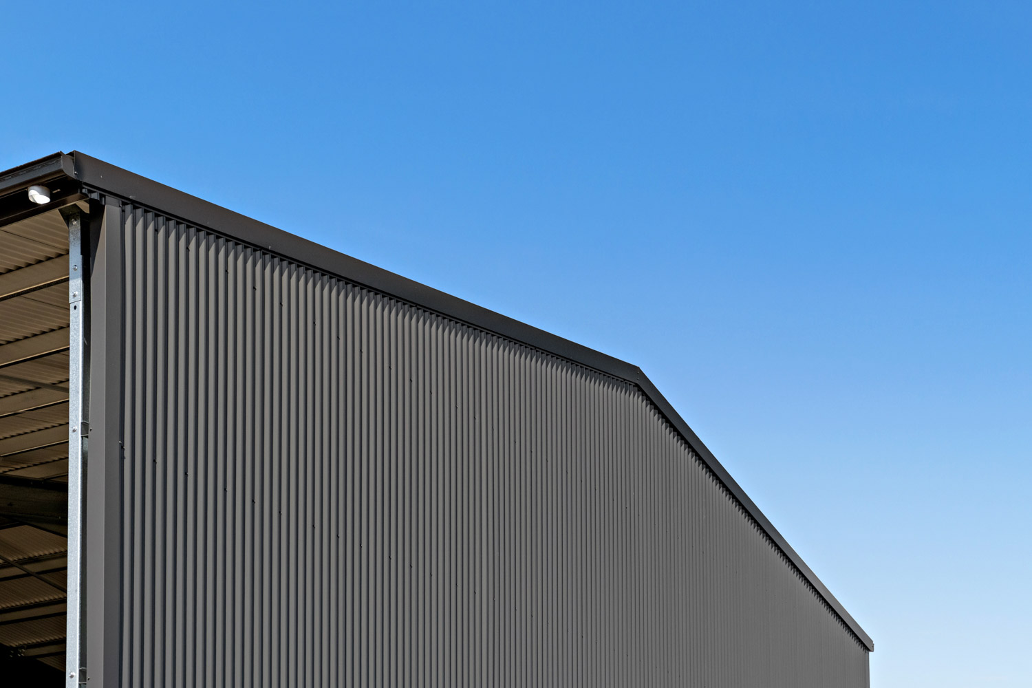 farm shed with gable roof