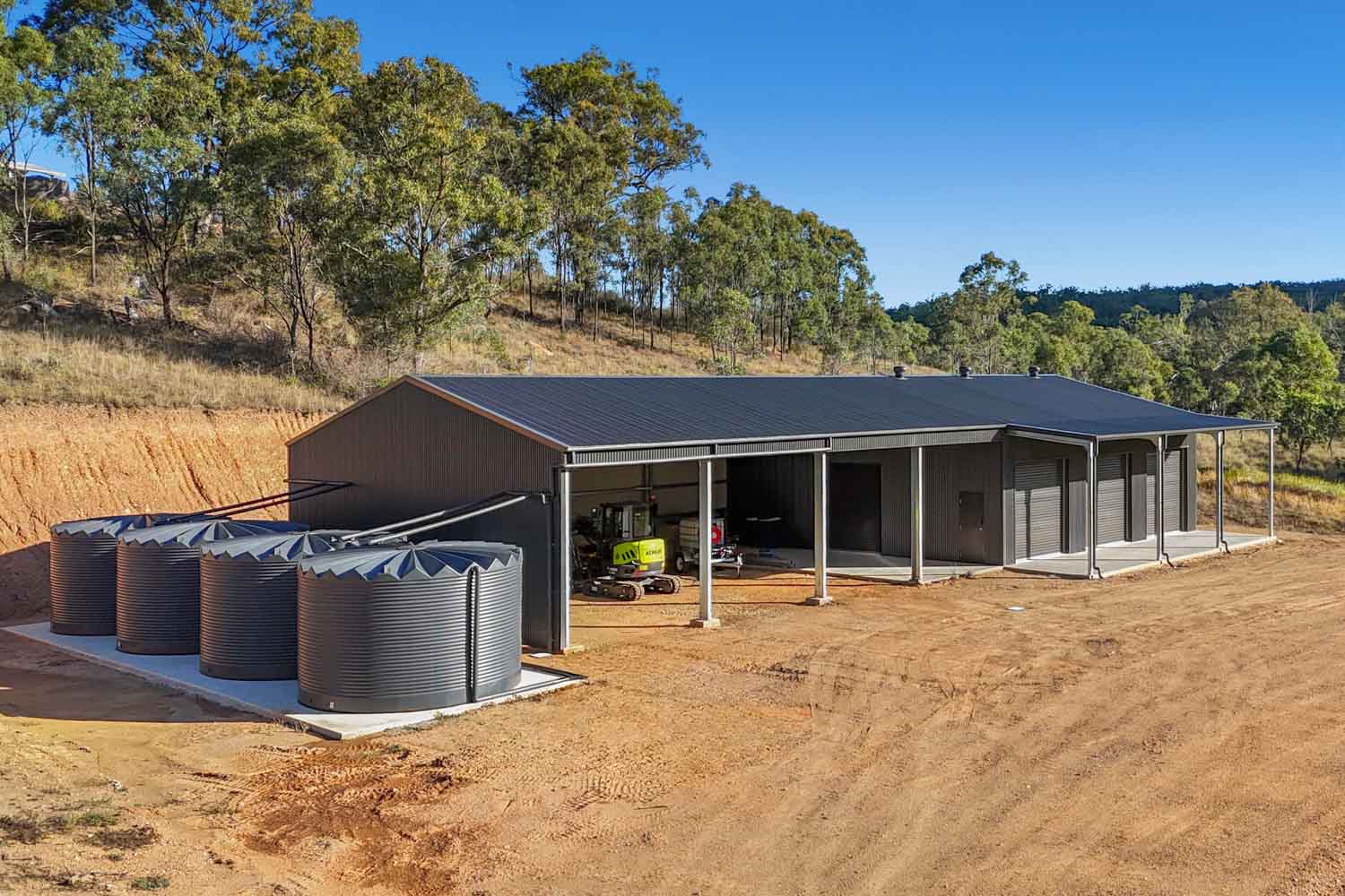 large farm shed in pierces creek