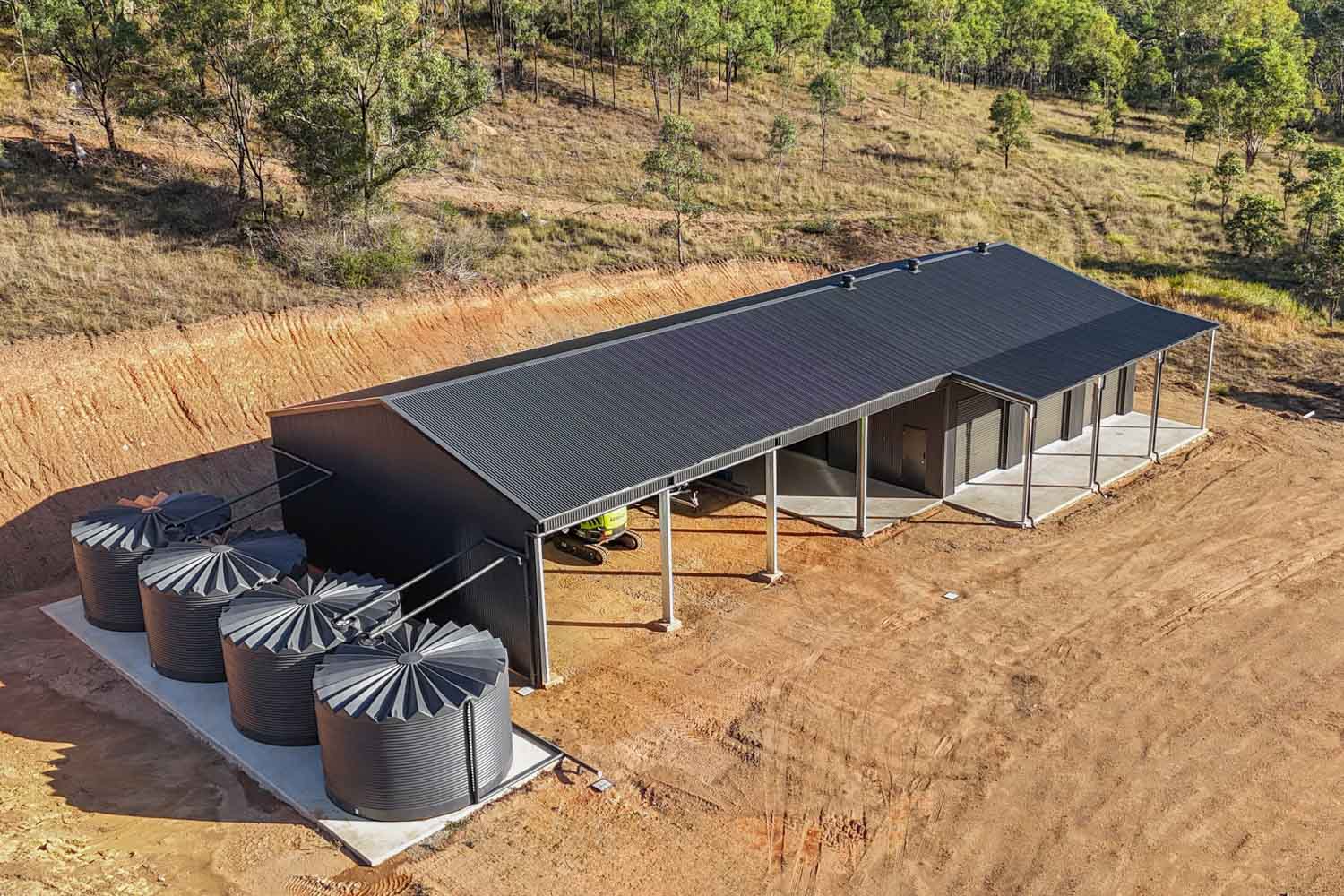 A 28m Long Pierces Creek Farm Shed