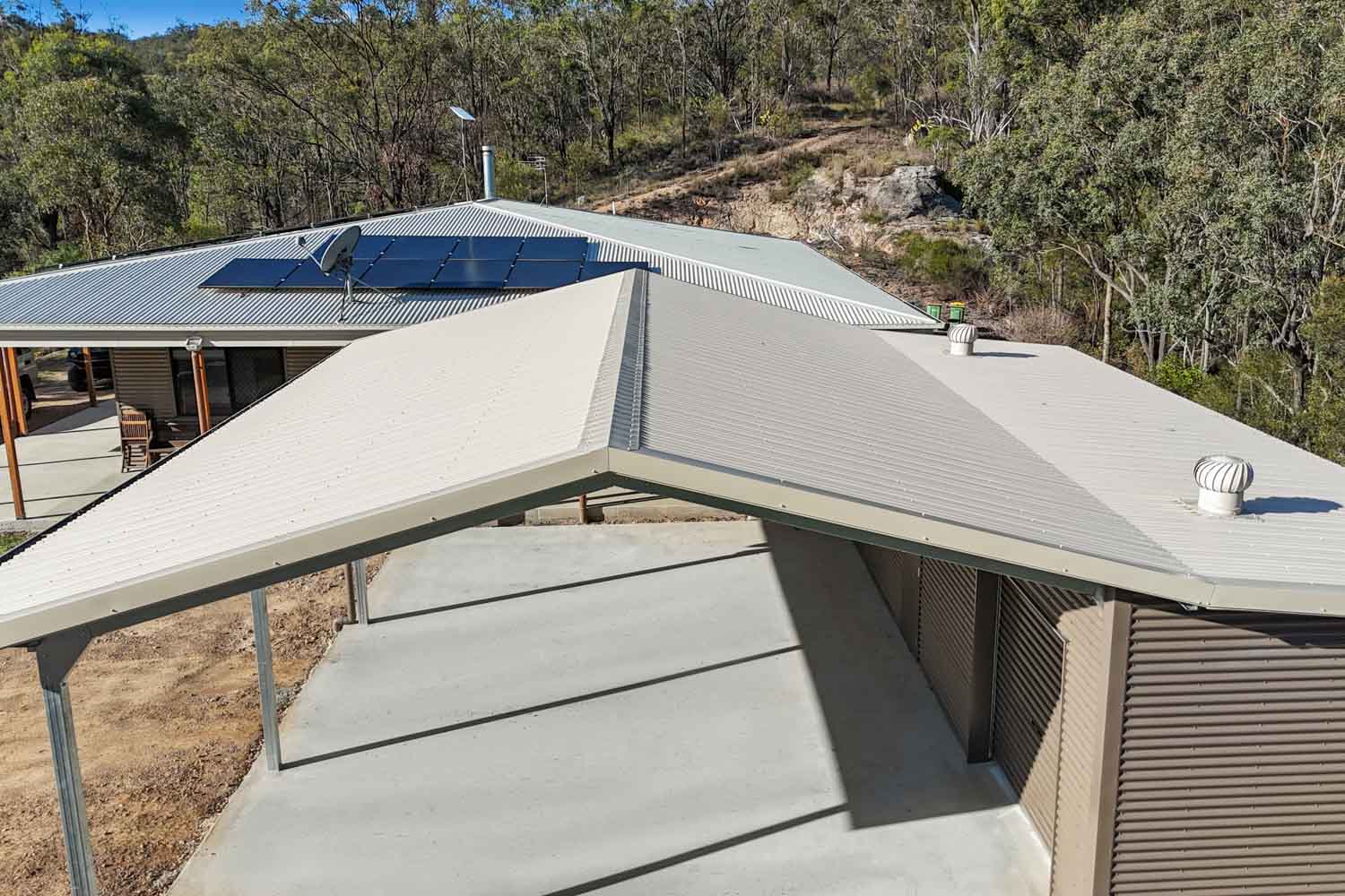 gable roof shed in Pierces Creek