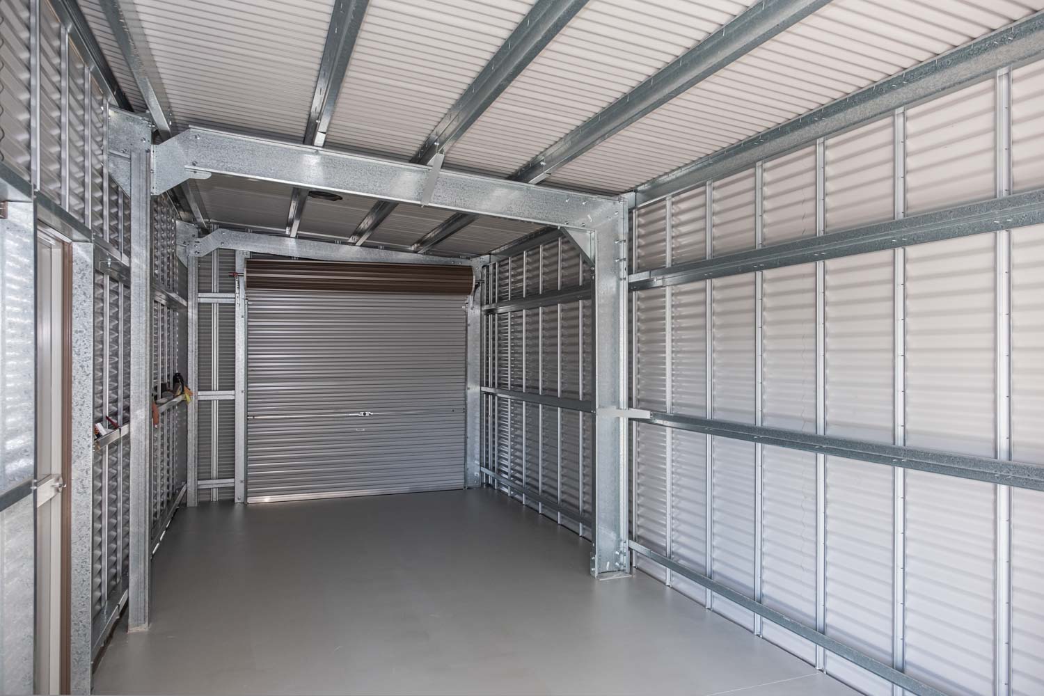 bluescope steel shed interior